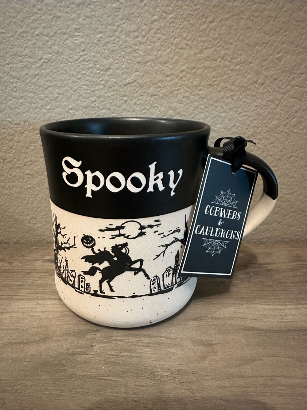"Cobwebs & Cauldrons “Spooky" Halloween Mug